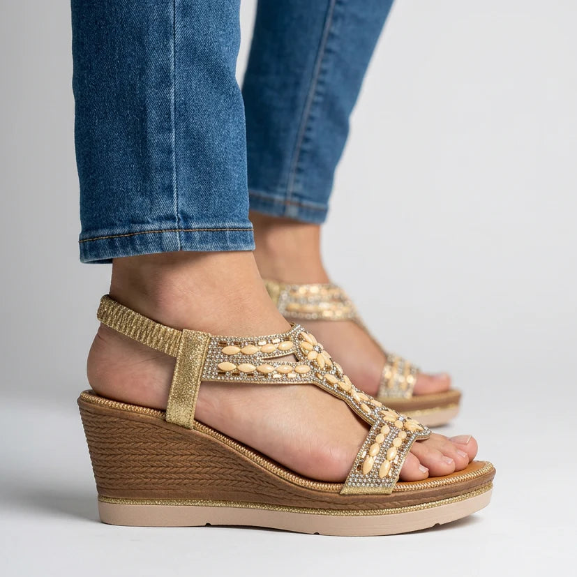 Eden™ - Sandalias de cuña elegantes y cómodas