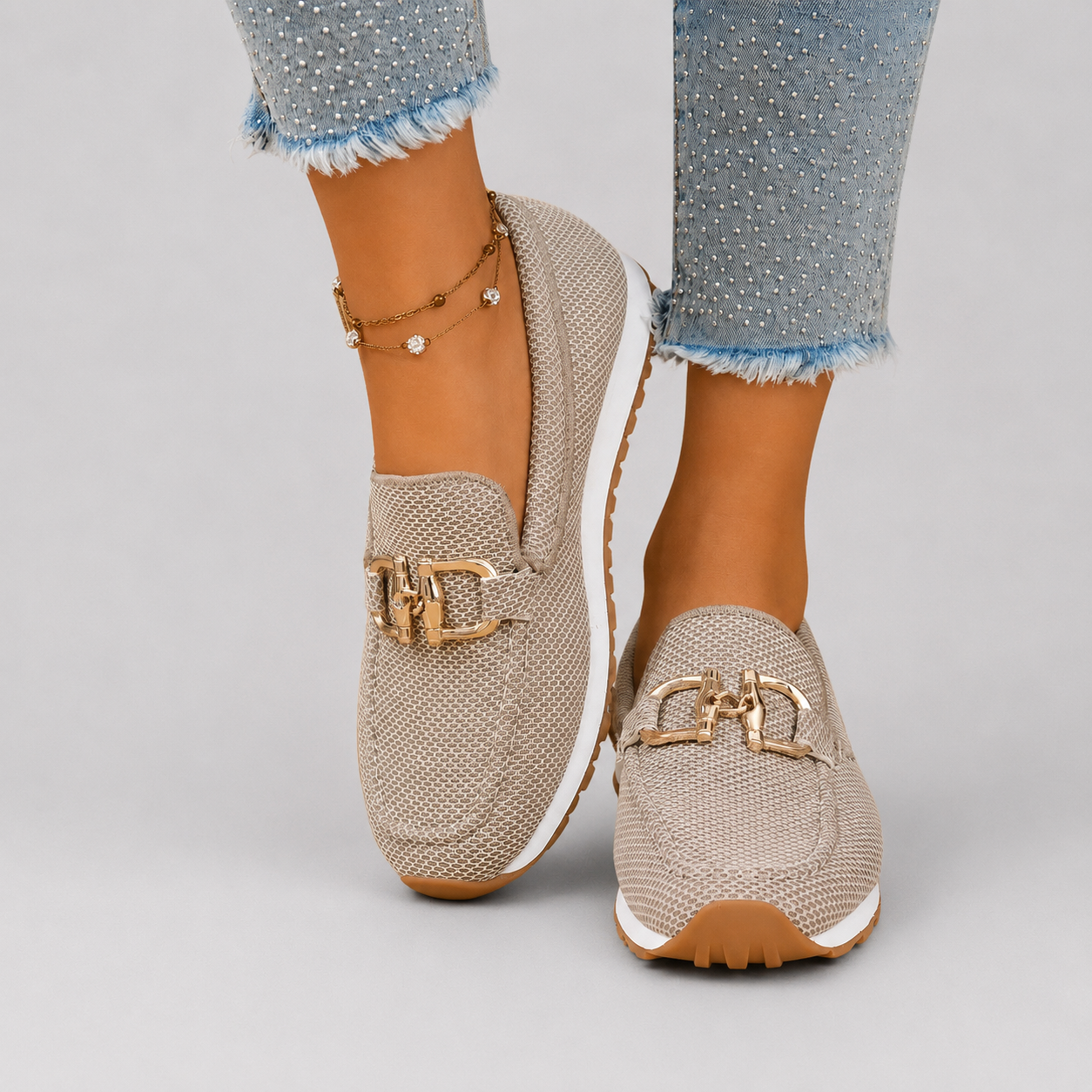 Chiara | Zapatillas deportivas tipo mocasín.