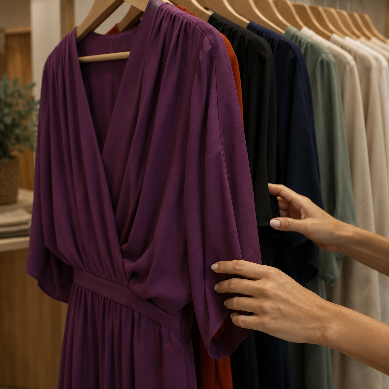 Monica - Vestido con escote en V