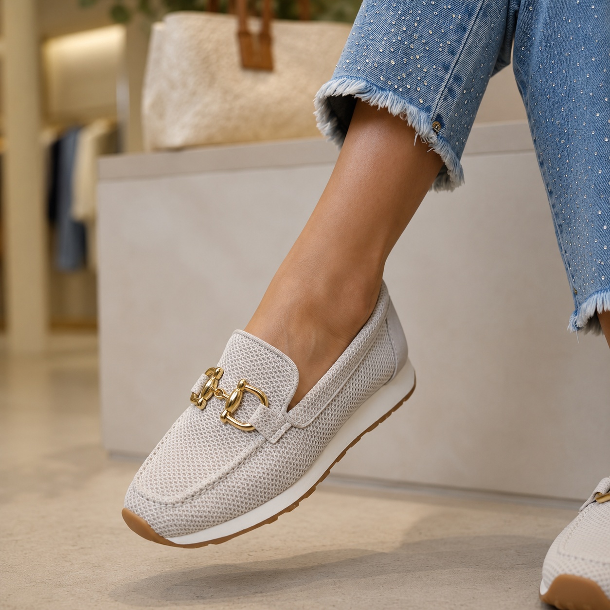 Chiara | Zapatillas deportivas tipo mocasín.