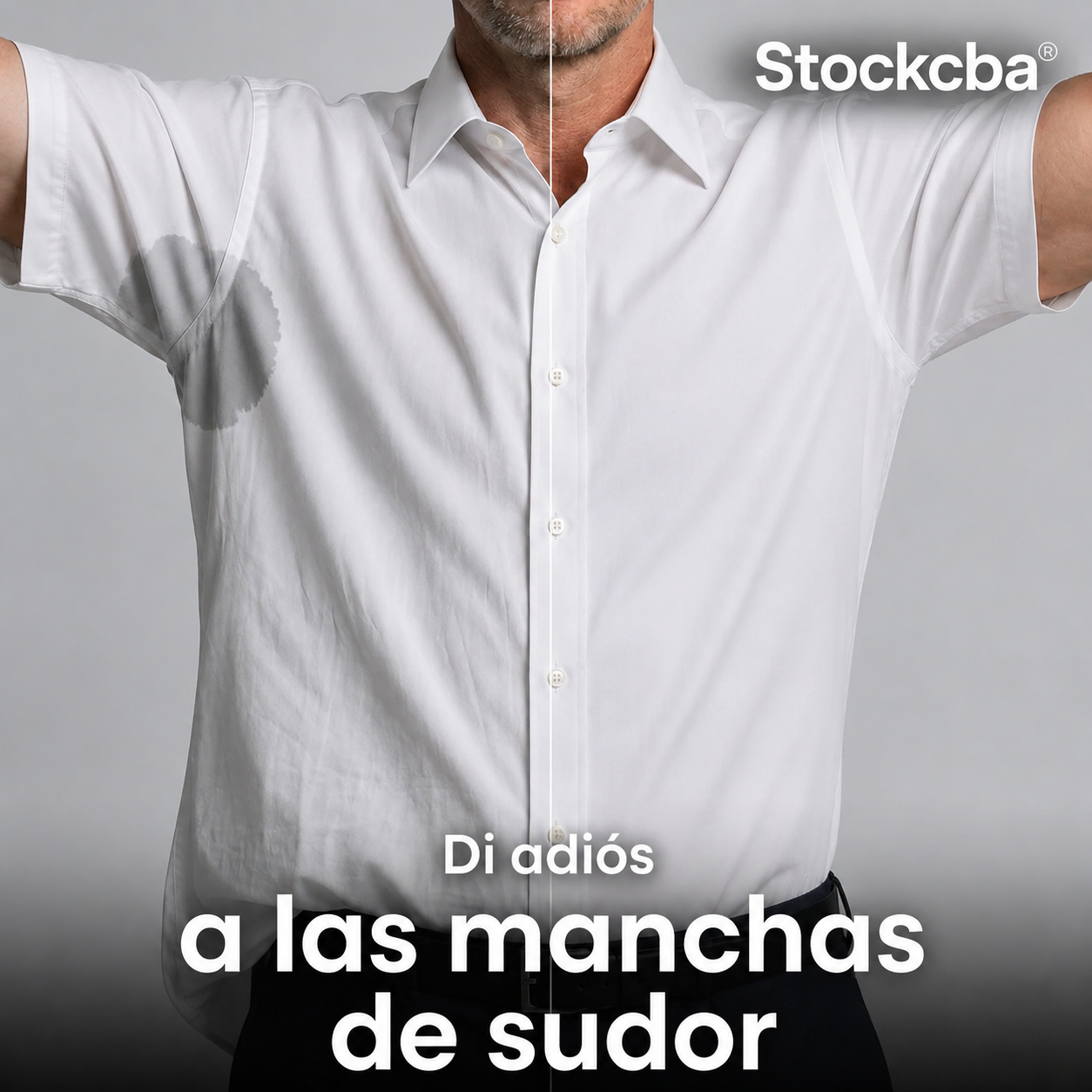 Camisa de manga corta sin arrugas que se adapta a ti