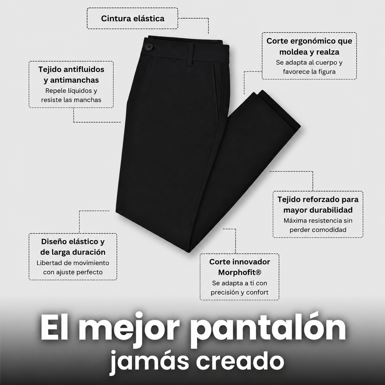 Pantalón elástico premium que se adapta a ti