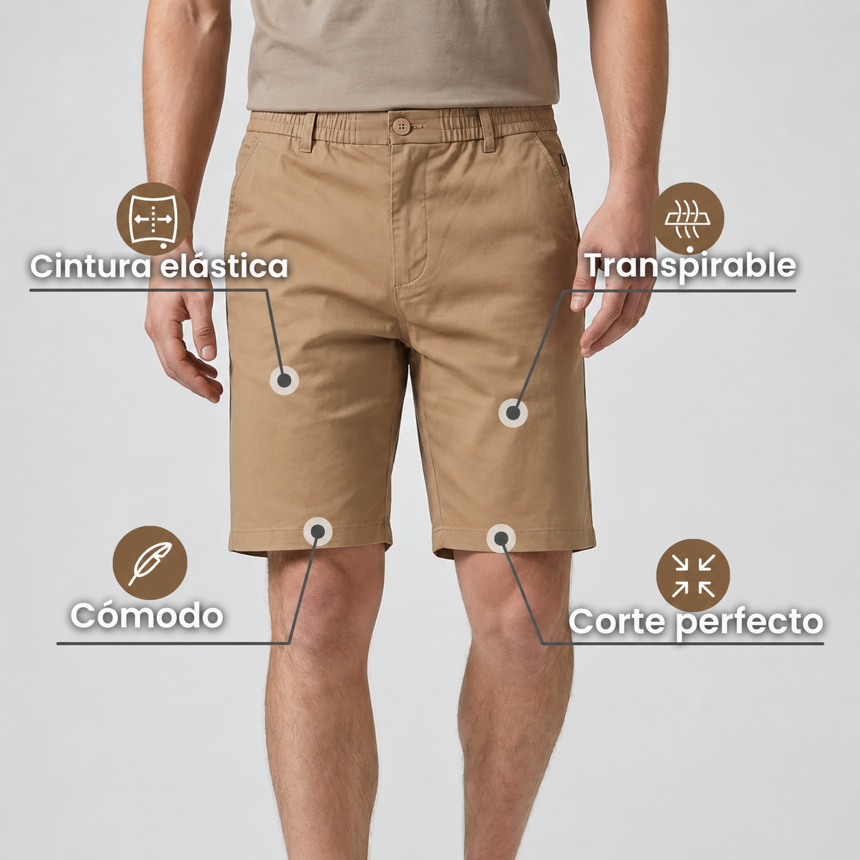 Pantalón corto premium que se adaptan a ti