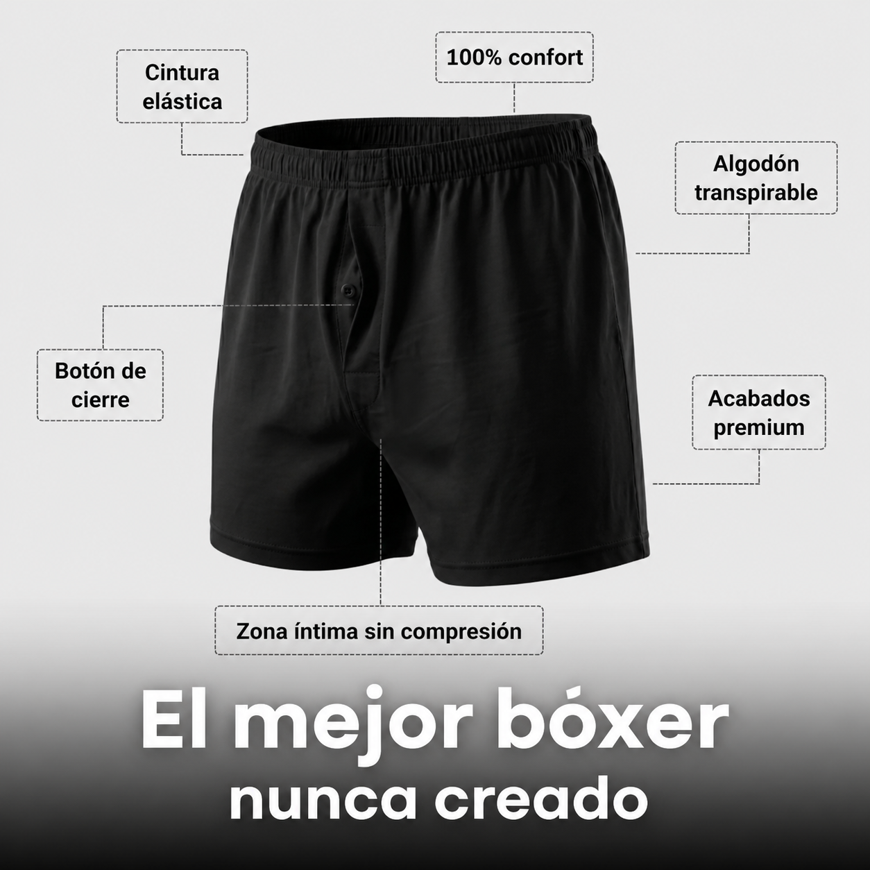 Boxers sueltos premium que se adaptan a ti