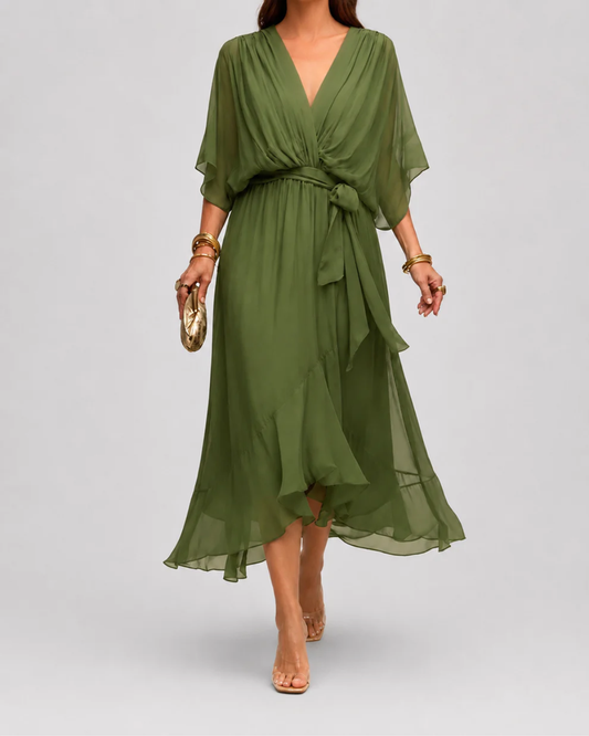 Monica - Vestido con escote en V