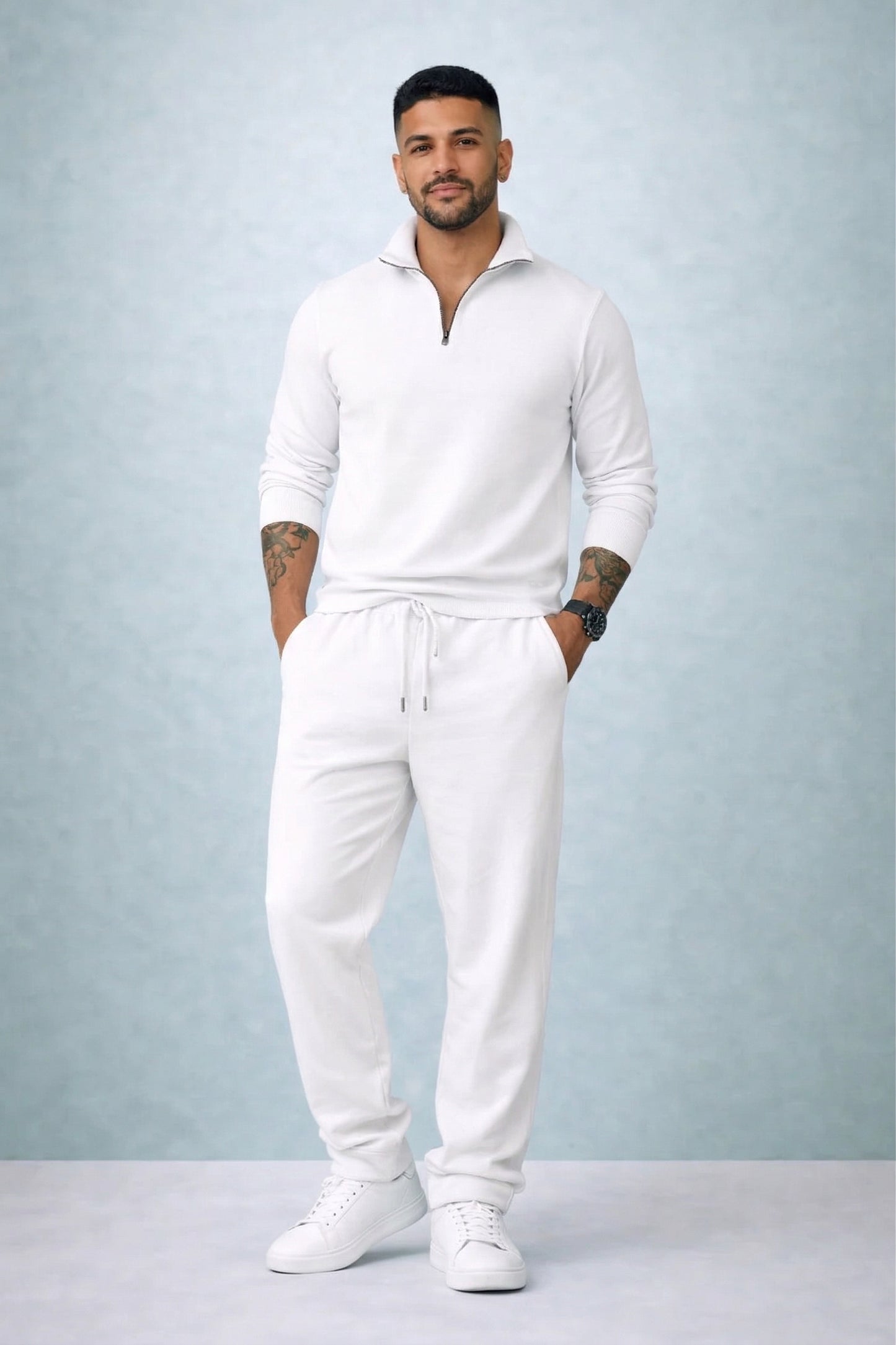 Conjunto de Punto Gofrado Premium