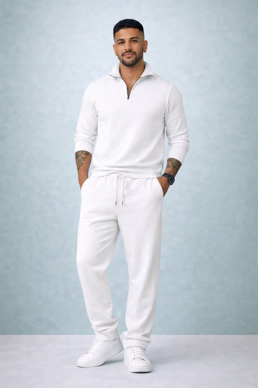 Conjunto de Punto Gofrado Premium