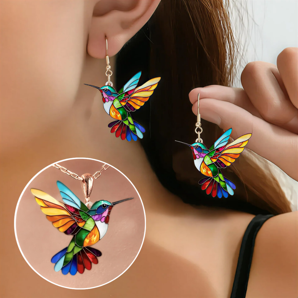Collar y pendientes del Cielo