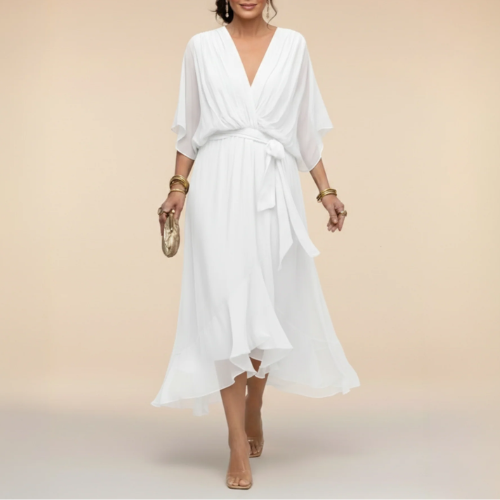 Monica - Vestido con escote en V
