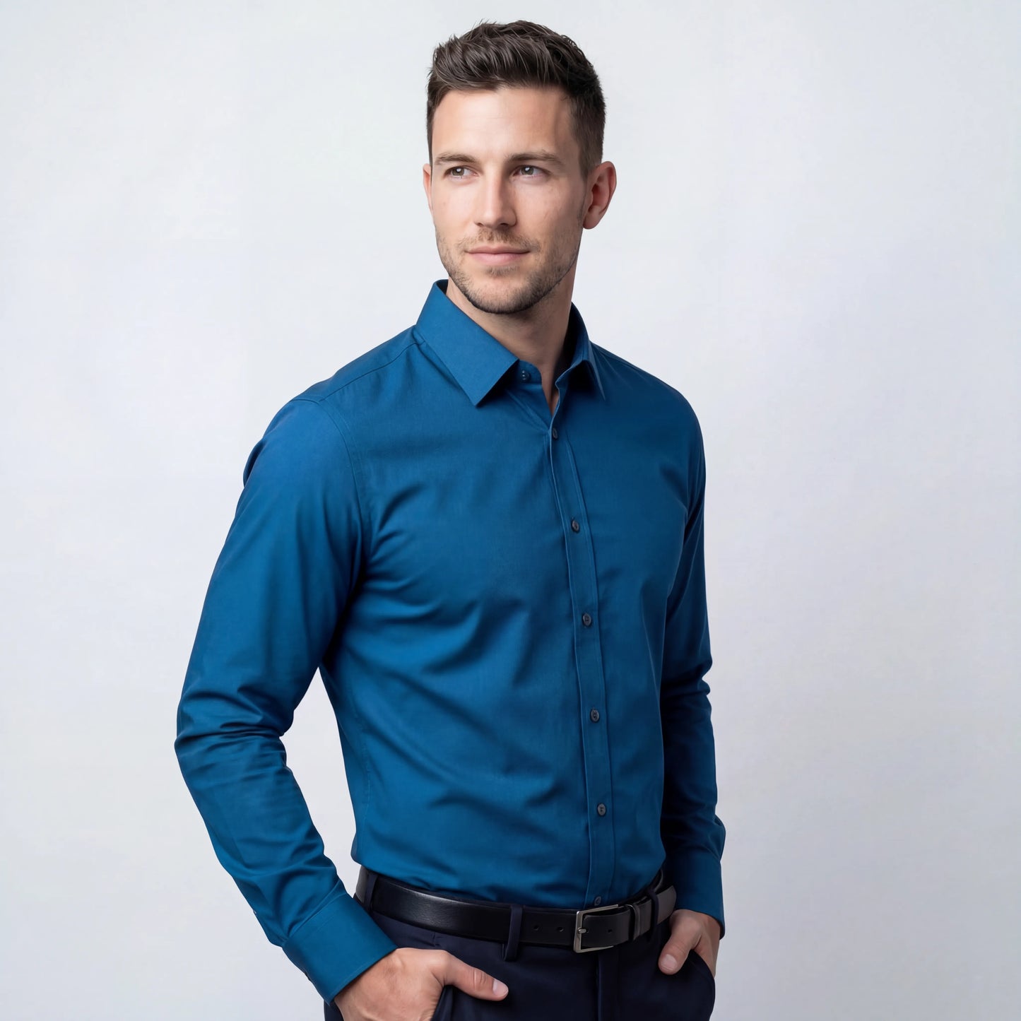 Camisa Slim Fit sin arrugas que se adapta a ti