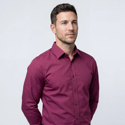 Camisa Slim Fit sin arrugas que se adapta a ti
