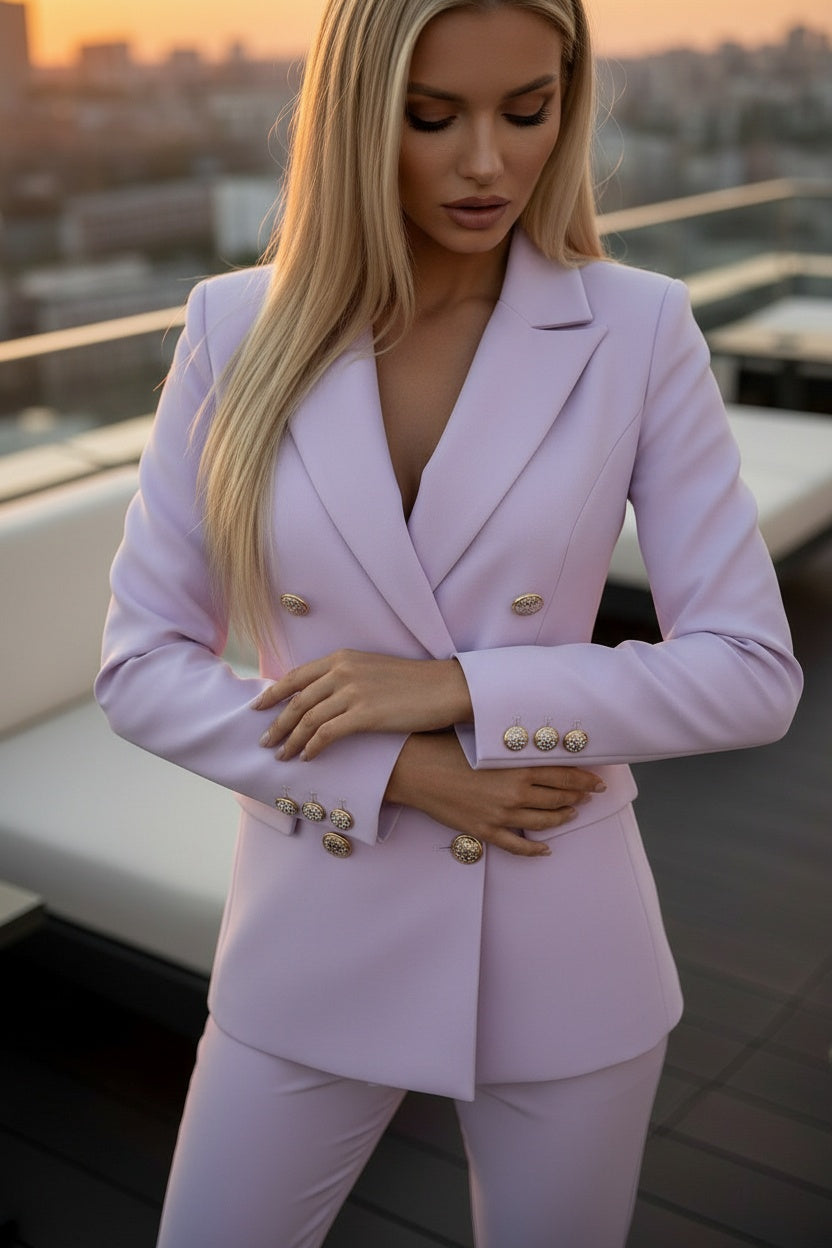 Smal kavajkostym