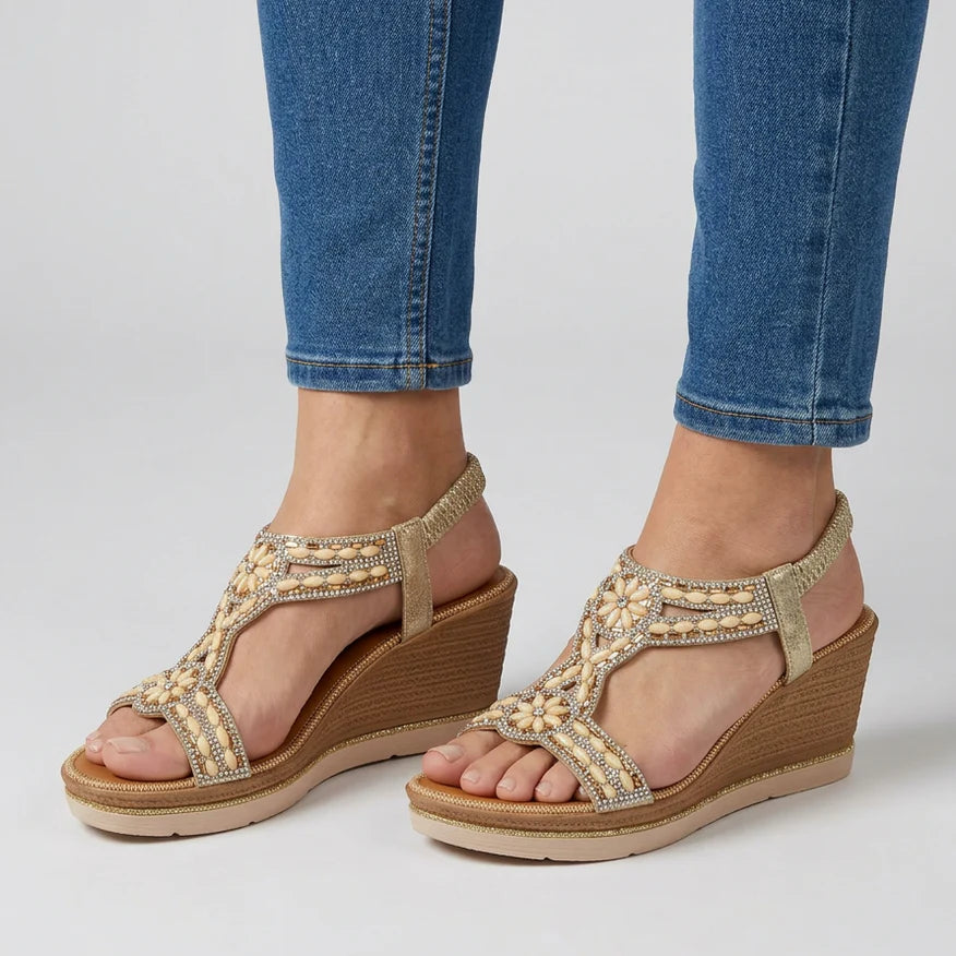 Eden™ - Sandalias de cuña elegantes y cómodas