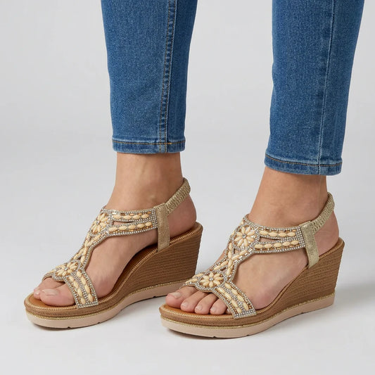 Eden™ - Sandalias de cuña elegantes y cómodas