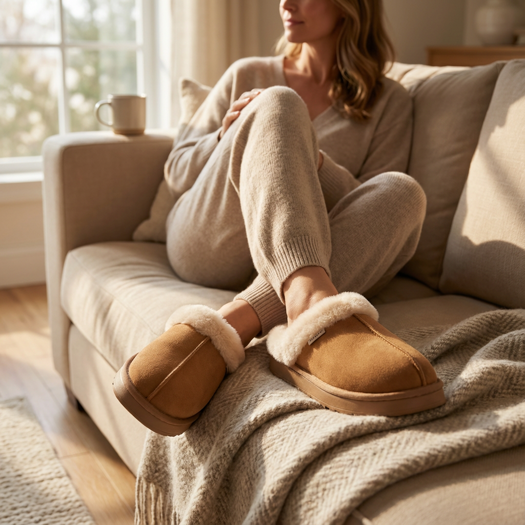 Nala – Zapatillas de Casa Forradas con Plataforma
