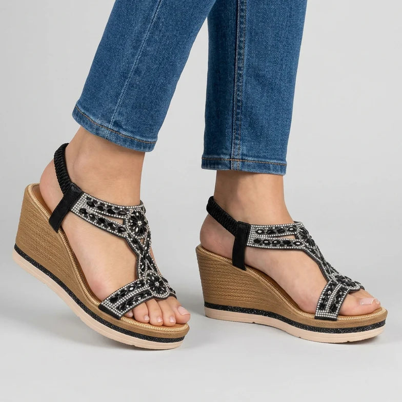 Eden™ - Sandalias de cuña elegantes y cómodas
