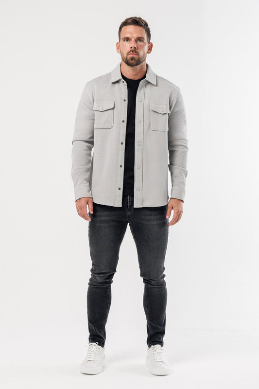 OVERSHIRT - LJUSGRÅ