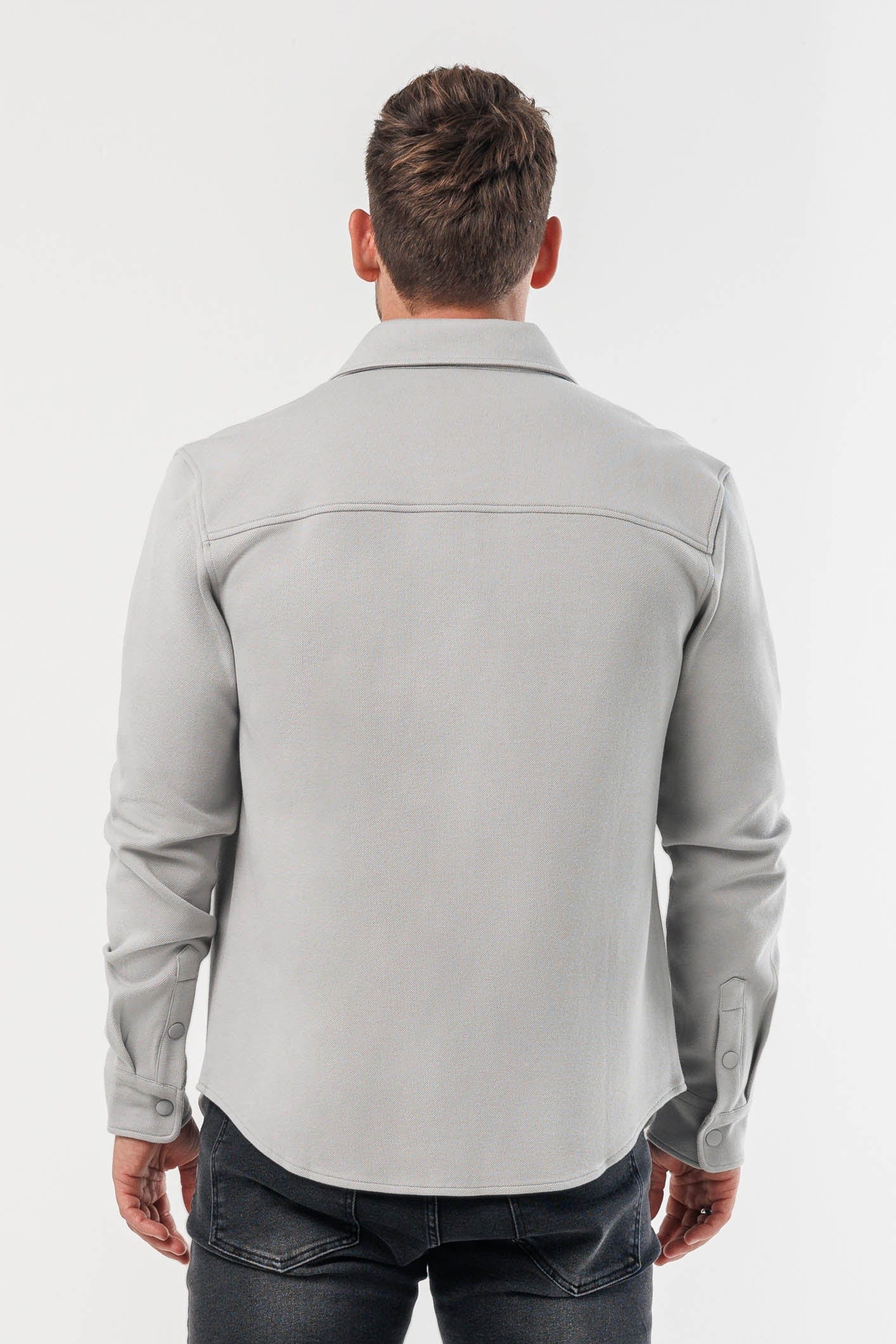 OVERSHIRT - GRIS CLARO
