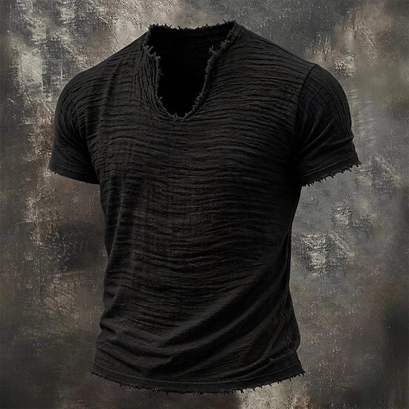 Vintage V-ringad T-shirt | 100 % Bomull (TILLFÄLLIGT KÖP 1, FÅ 1 GRATIS)