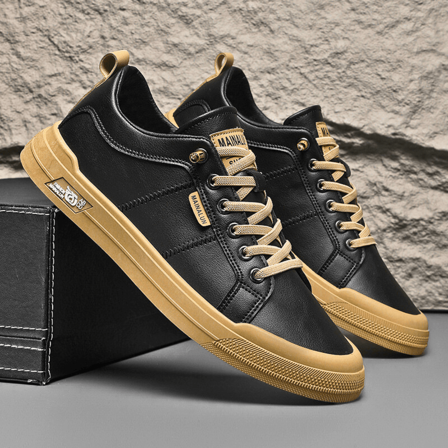 Stockcba Pemberton™ | Klassiska lädersneakers